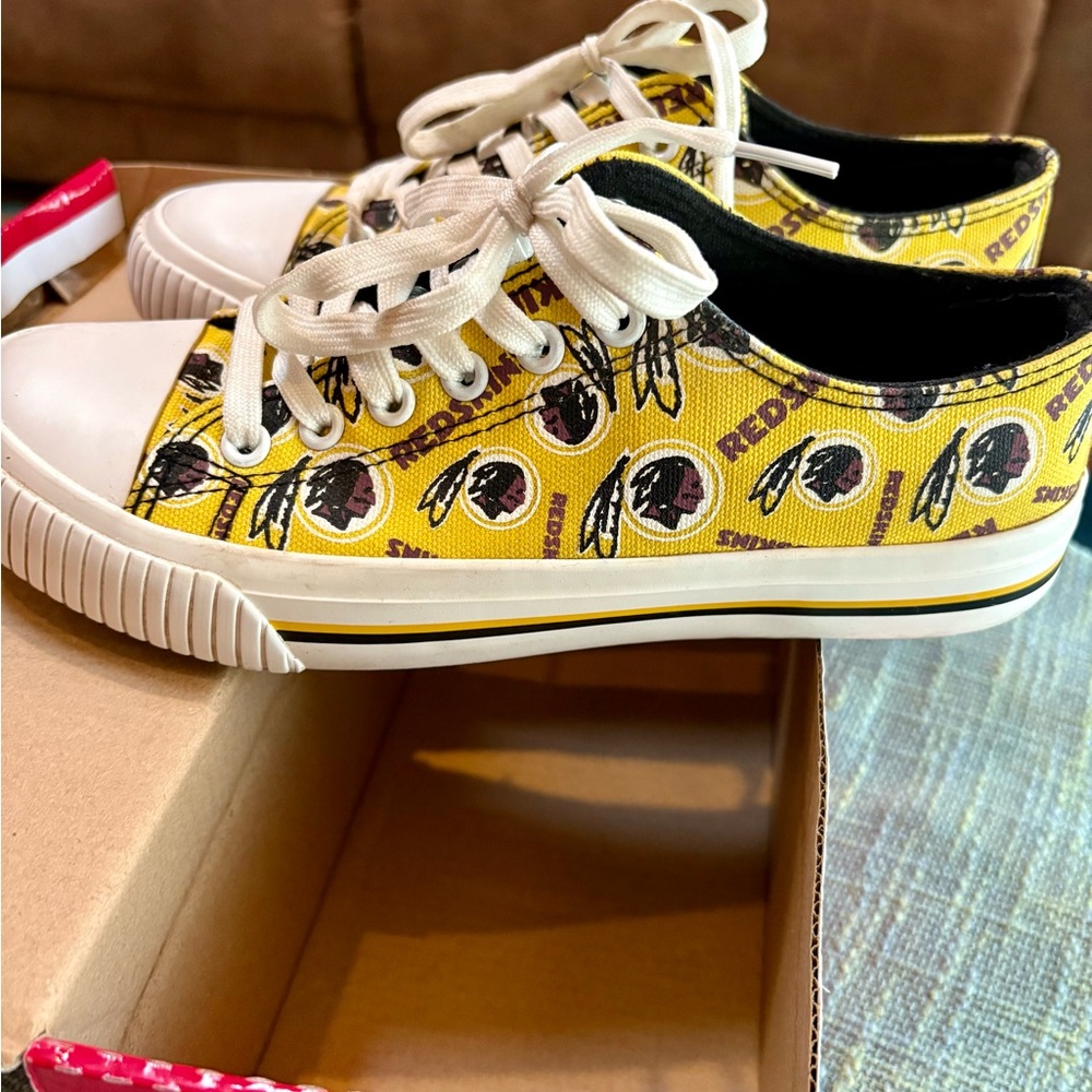 NFL Team Logo Yellow Sneakers